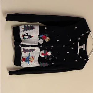 Button Up Christmas Sweater